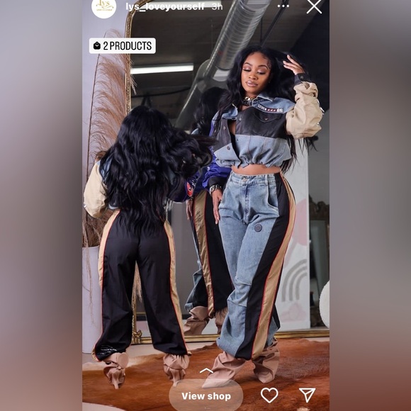 Denim pants set - Picture 4 of 6